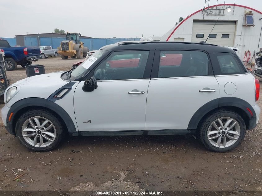 2012 Mini Cooper S Countryman VIN: WMWZC5C58CWL57590 Lot: 40278201