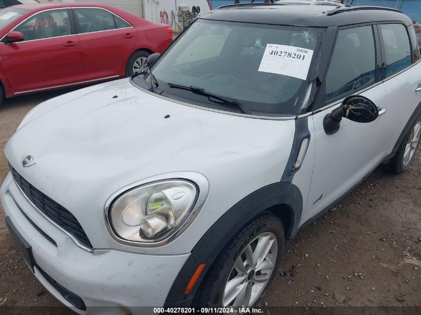 2012 Mini Cooper S Countryman VIN: WMWZC5C58CWL57590 Lot: 40278201