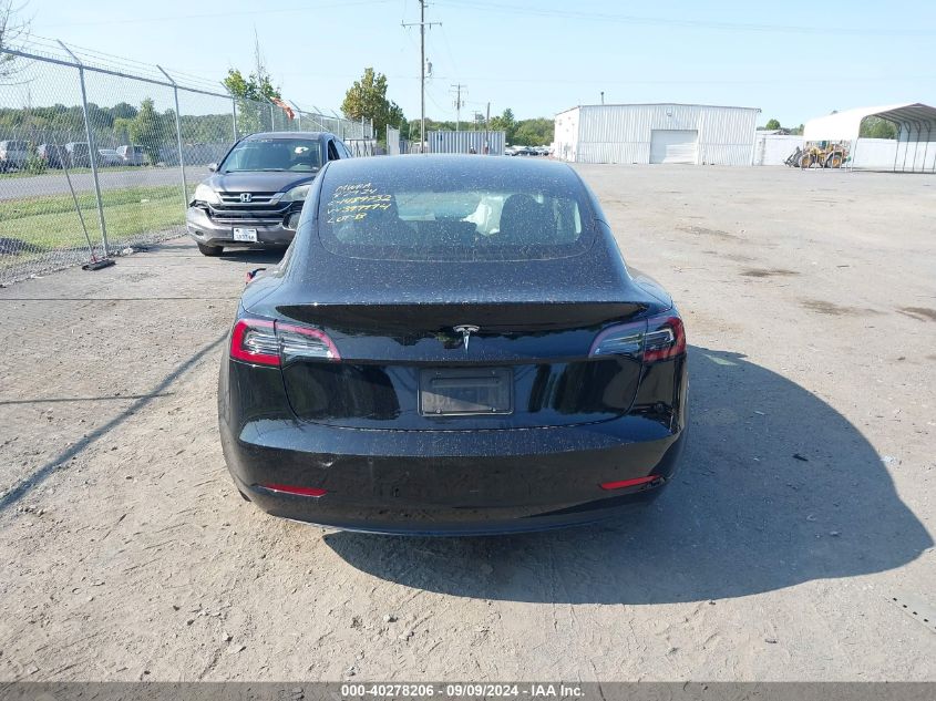 2019 Tesla Model 3 Long Range/Mid Range/Standard Range/Standard Range Plus VIN: 5YJ3E1EAXKF399994 Lot: 40278206