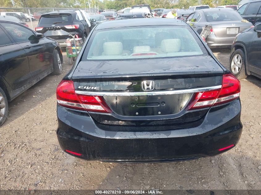 2013 Honda Civic Lx VIN: 19XFB2F55DE081660 Lot: 40278210