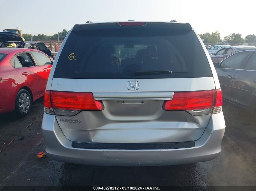 2010 Honda Odyssey Ex-L VIN: 5FNRL3H65AB114247 Lot: 40278212