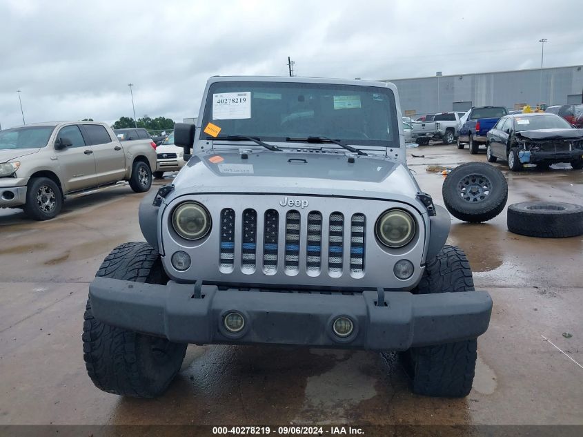 2014 Jeep Wrangler Unlimited Sport VIN: 1C4BJWDG9EL177779 Lot: 40278219