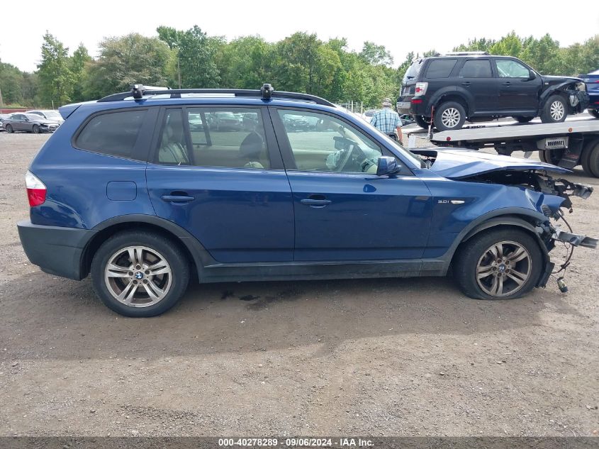 2004 BMW X3 3.0I VIN: WBXPA93474WD01081 Lot: 40278289