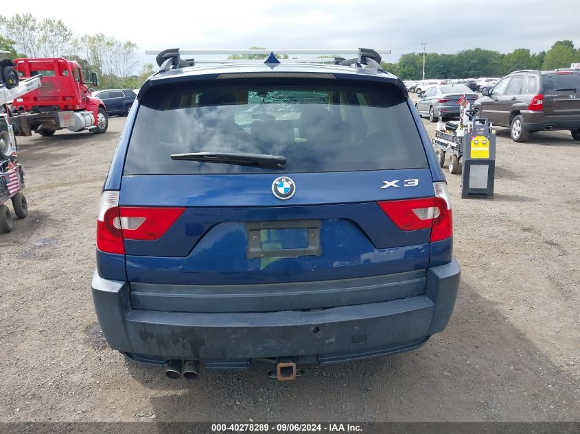 WBXPA93474WD01081 2004 BMW X3 3.0I