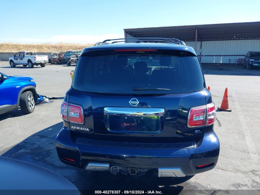 2018 Nissan Armada Sl VIN: JN8AY2NC5J9551280 Lot: 40278307