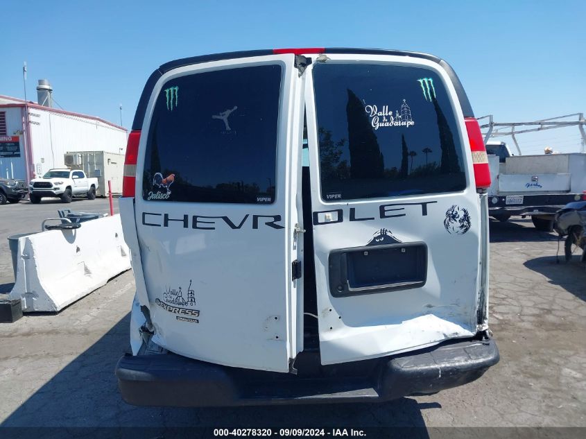 2012 Chevrolet Express 1500 Work Van VIN: 1GCSGAFX8C1123316 Lot: 40278320