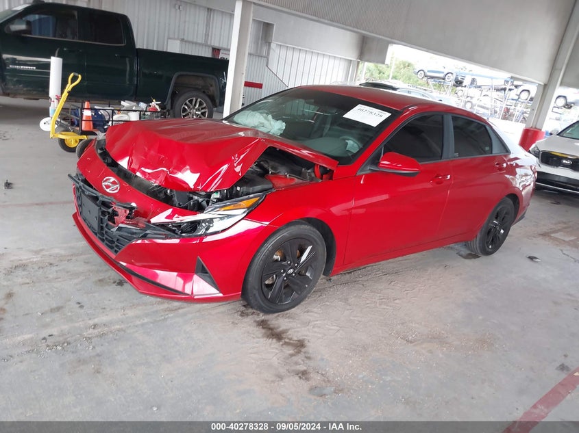 2021 HYUNDAI ELANTRA 2.0L I4 FI DOHC 16V (VIN: 5NPLM4AG1MH045509