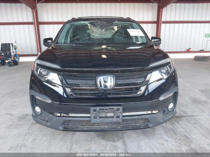 2021 Honda Pilot Se VIN: 5FNYF5H26MB040014 Lot: 40278391