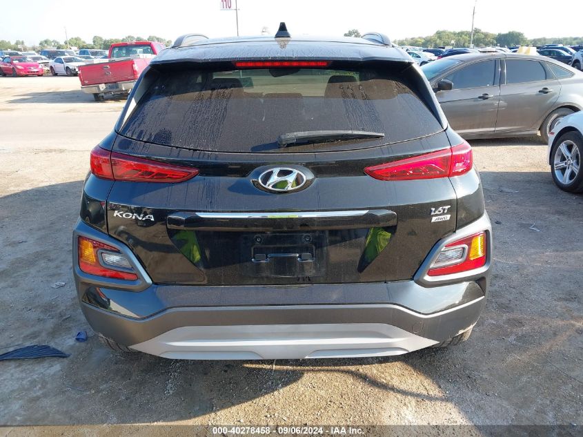 2020 Hyundai Kona Limited VIN: KM8K3CA5XLU515060 Lot: 40278458