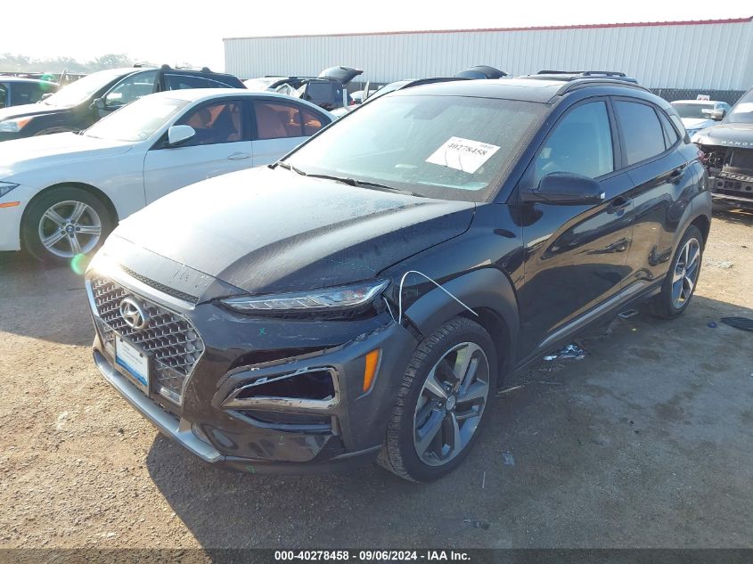 2020 Hyundai Kona Limited VIN: KM8K3CA5XLU515060 Lot: 40278458