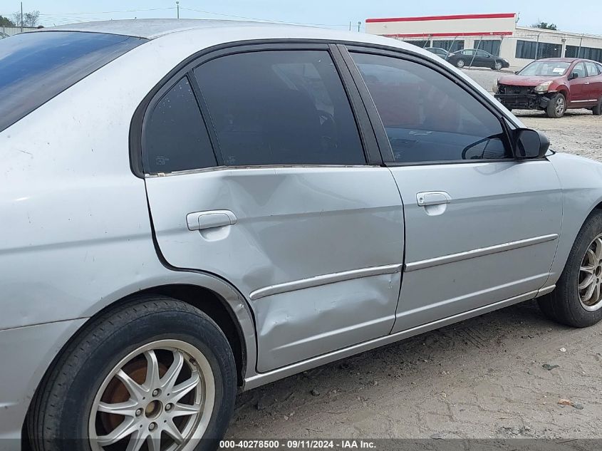 2003 Honda Civic Lx VIN: 1HGES15553L016872 Lot: 40278500