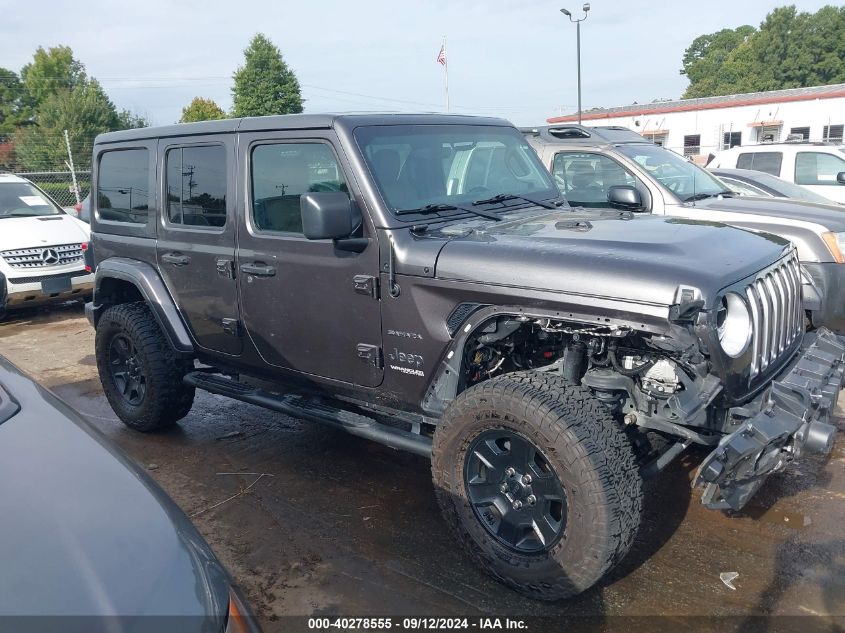 2020 Jeep Wrangler Unlimited Sahara 4X4 VIN: 1C4HJXEN9LW149411 Lot: 40278555