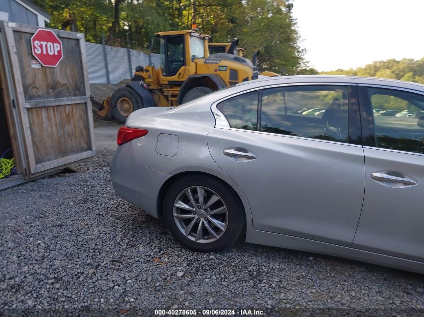 2014 Infiniti Q50 Premium/Sport VIN: JN1BV7AR6EM688833 Lot: 40278605