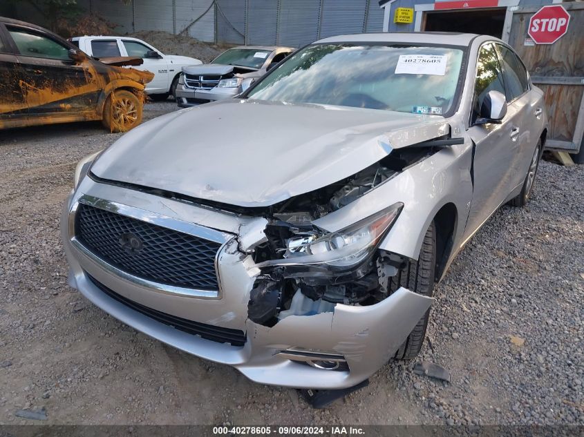 2014 Infiniti Q50 Premium/Sport VIN: JN1BV7AR6EM688833 Lot: 40278605