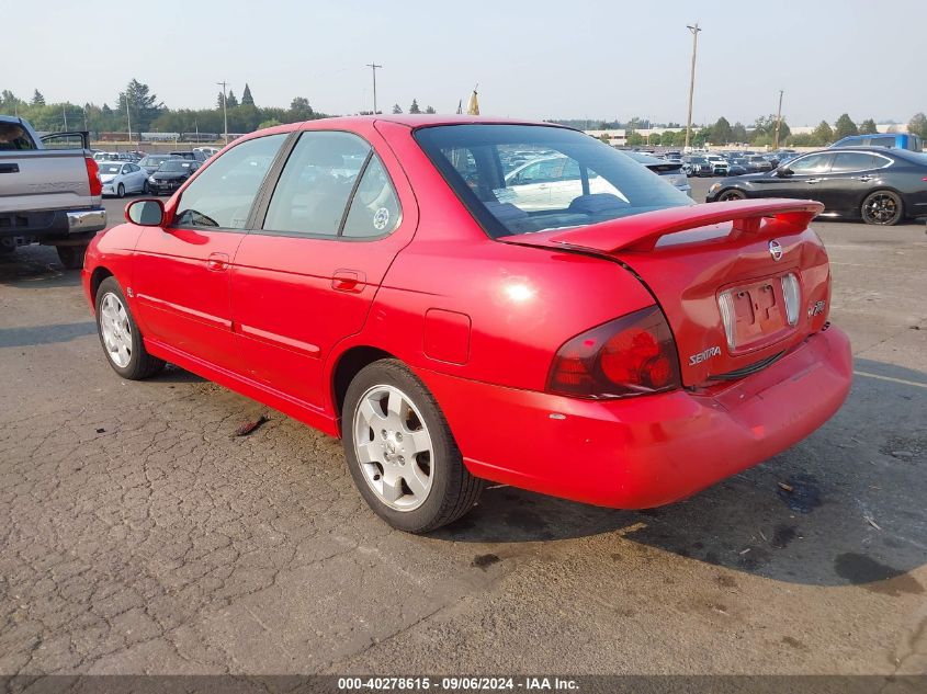 2004 Nissan Sentra Se-R VIN: 3N1AB51D64L728527 Lot: 40278615