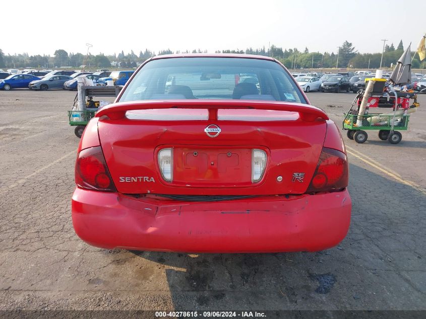 2004 Nissan Sentra Se-R VIN: 3N1AB51D64L728527 Lot: 40278615