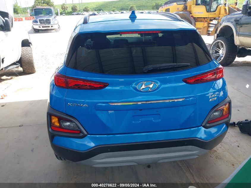 2019 Hyundai Kona Ultimate VIN: KM8K5CA54KU222313 Lot: 40278622