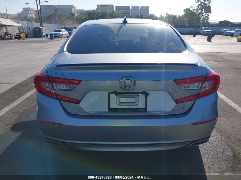 2021 Honda Accord Sport VIN: 1HGCV2F38MA020915 Lot: 40278628