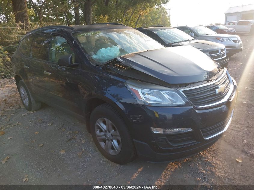 2016 Chevrolet Traverse Ls VIN: 1GNKRFED4GJ262483 Lot: 40278640