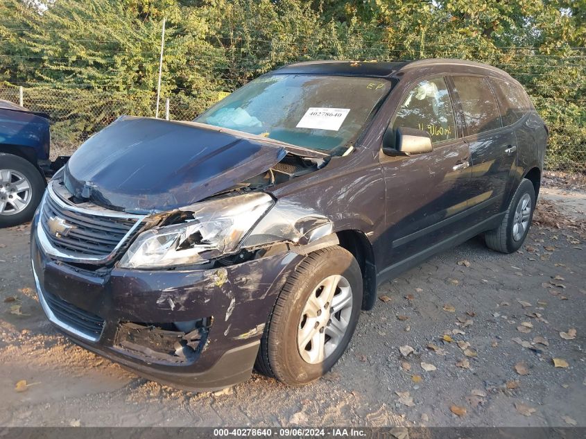 2016 Chevrolet Traverse Ls VIN: 1GNKRFED4GJ262483 Lot: 40278640