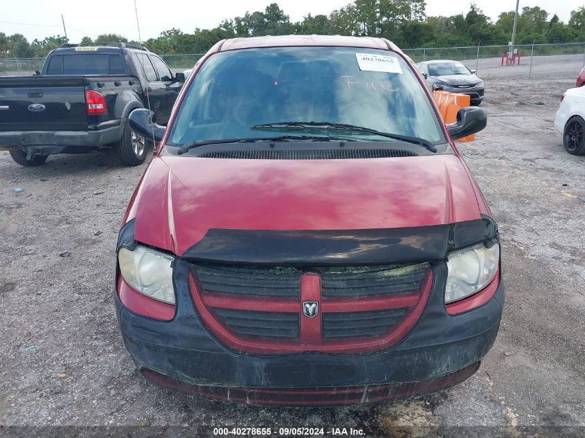 2007 Dodge Caravan Sxt VIN: 1D4GP45R77B149807 Lot: 40278655