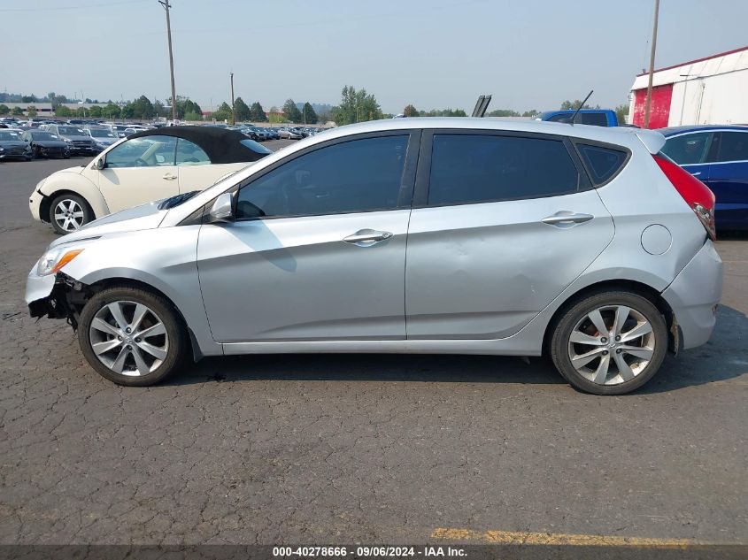 2014 Hyundai Accent Se VIN: KMHCU5AE6EU145662 Lot: 40278666