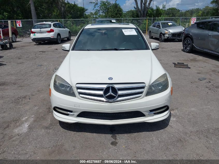 2011 Mercedes-Benz C 300 Luxury/Sport VIN: WDDGF5EB0BR172151 Lot: 40278687