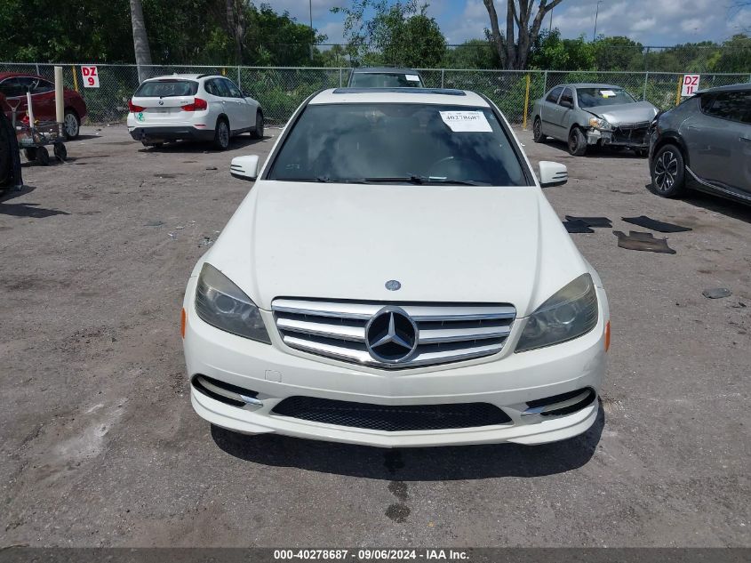 2011 Mercedes-Benz C 300 Luxury/Sport VIN: WDDGF5EB0BR172151 Lot: 40278687