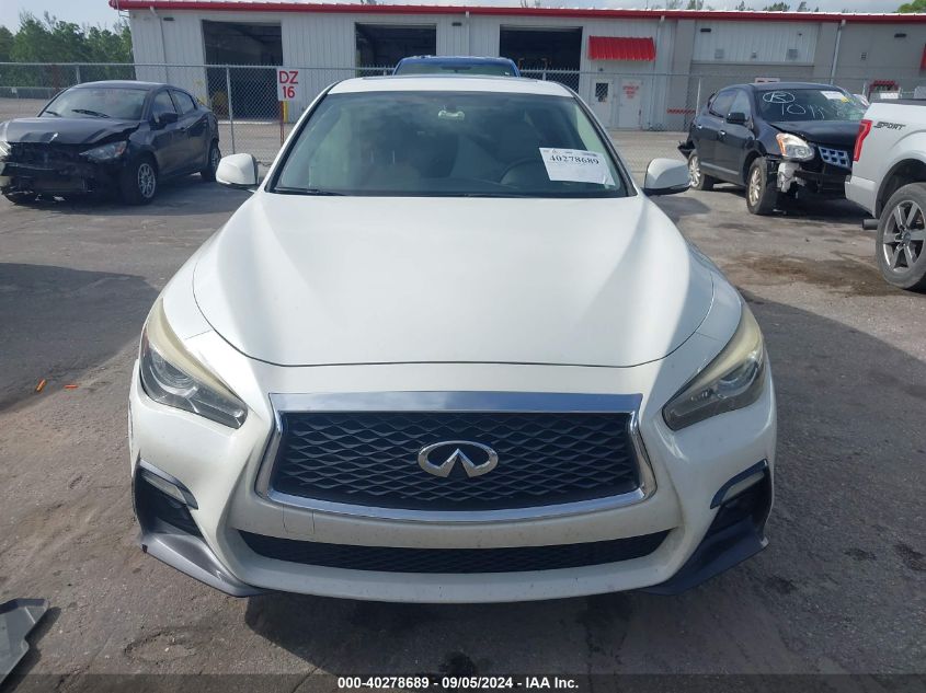 2018 Infiniti Q50 Luxe/Sport VIN: JN1EV7AP7JM365087 Lot: 40278689