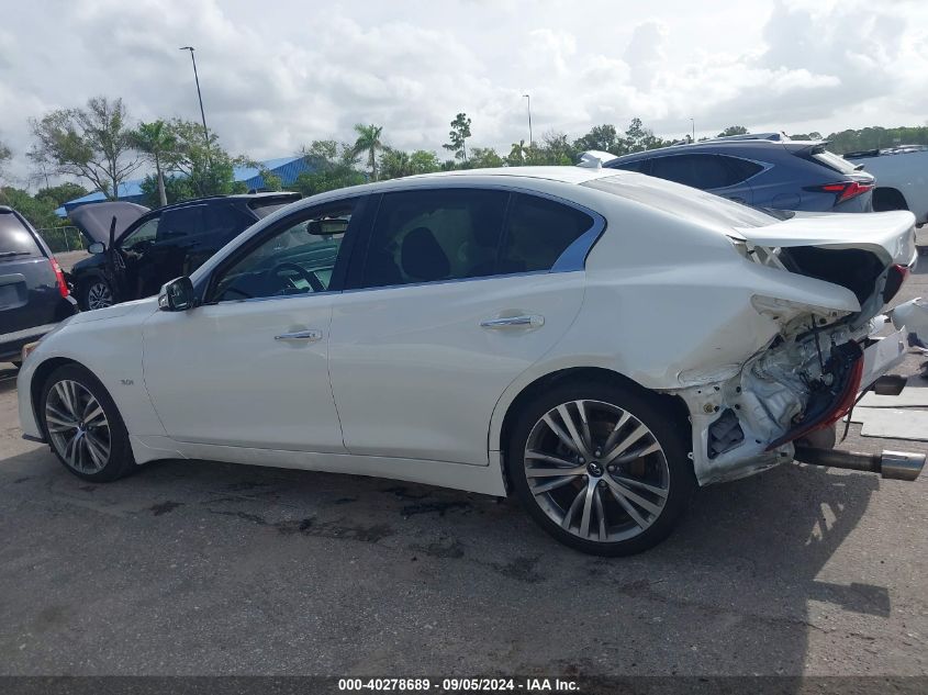 2018 Infiniti Q50 Luxe/Sport VIN: JN1EV7AP7JM365087 Lot: 40278689