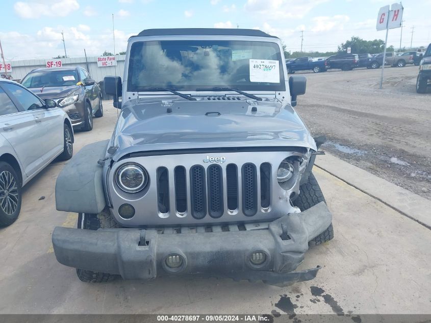 2014 Jeep Wrangler Unlimited Sport VIN: 1C4BJWDG0EL103862 Lot: 40278697