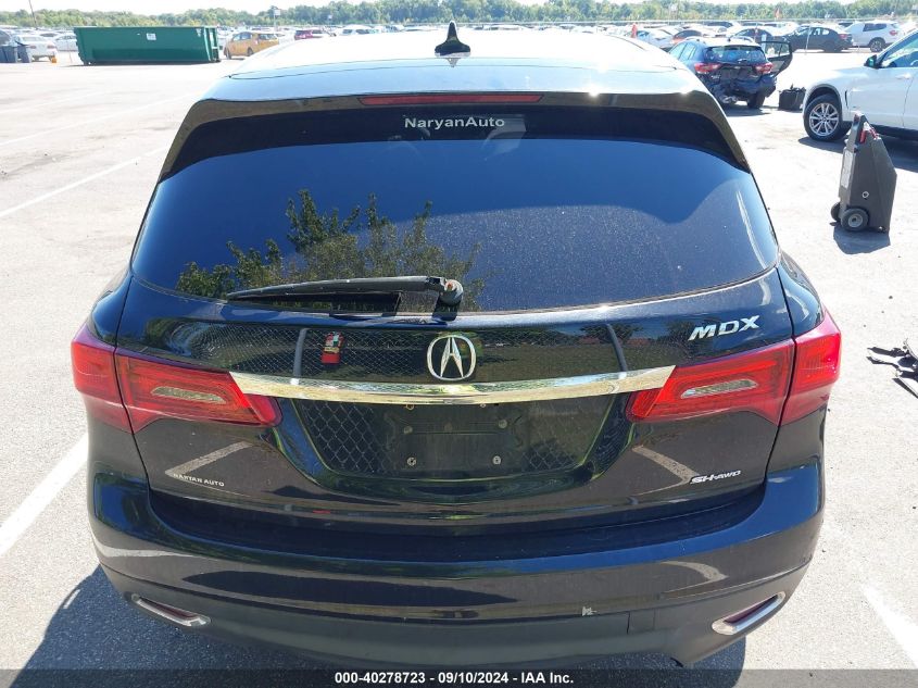 2015 Acura Mdx Technology Package VIN: 5FRYD4H44FB010139 Lot: 40278723