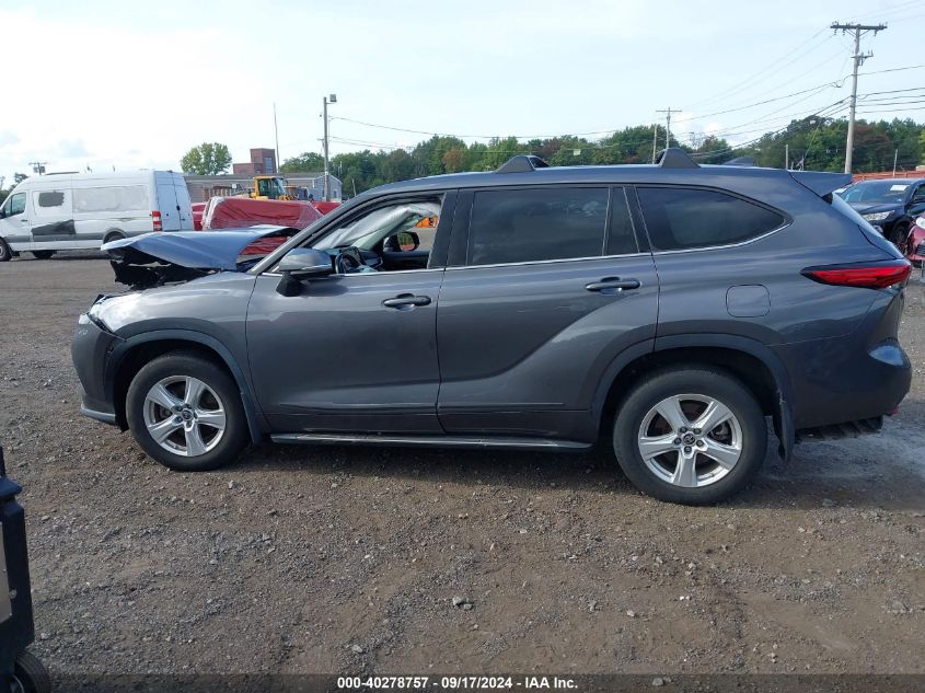 2021 Toyota Highlander Le VIN: 5TDBZRBH3MS549751 Lot: 40278757