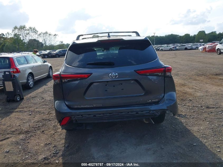 2021 Toyota Highlander Le VIN: 5TDBZRBH3MS549751 Lot: 40278757