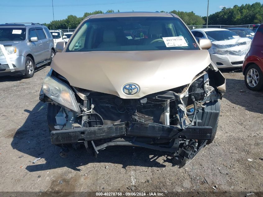 5TDYK3DC9CS237798 2012 Toyota Sienna Xle V6 8 Passenger