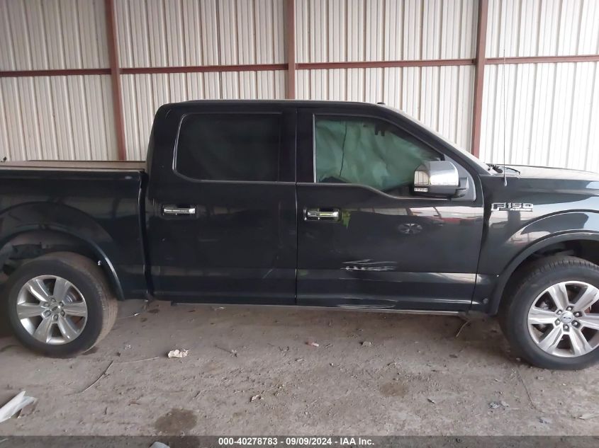 2015 Ford F-150 Platinum VIN: 1FTEW1EFXFFC76344 Lot: 40278783