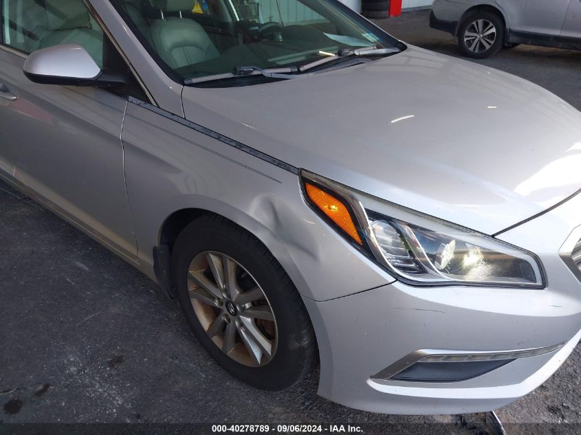 2015 Hyundai Sonata Se VIN: 5NPE24AF2FH203493 Lot: 40278789