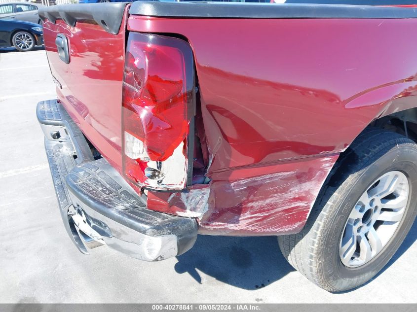 2006 Chevrolet Silverado 1500 Lt3 VIN: 2GCEC13T161216980 Lot: 40278841