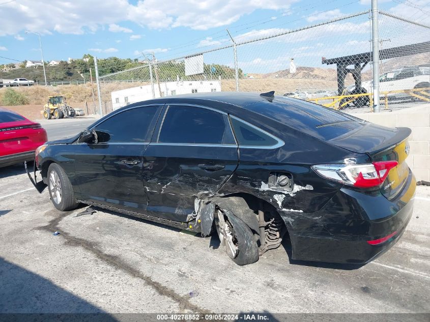 2017 Hyundai Sonata Se VIN: 5NPE24AF4HH444717 Lot: 40278852