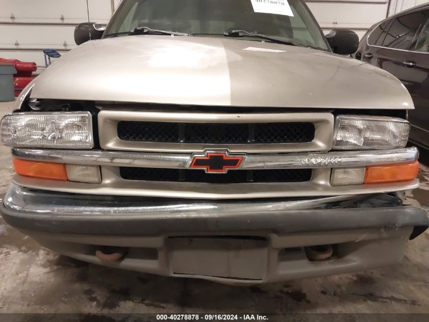 2000 Chevrolet Blazer Lt VIN: 1GNDT13W3Y2124897 Lot: 40278878