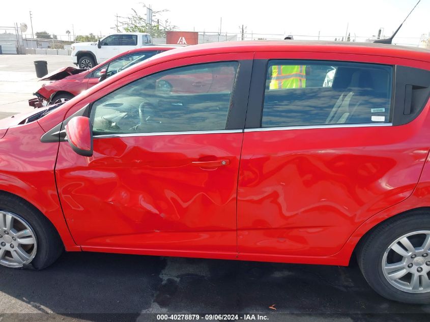 2013 Chevrolet Sonic Lt Auto VIN: 1G1JC6SH6D4219165 Lot: 40278879