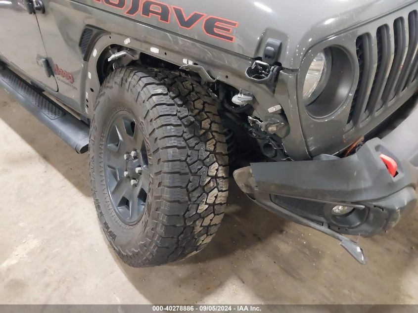 2021 Jeep Gladiator Mojave 4X4 VIN: 1C6JJTEG2ML582834 Lot: 40278886