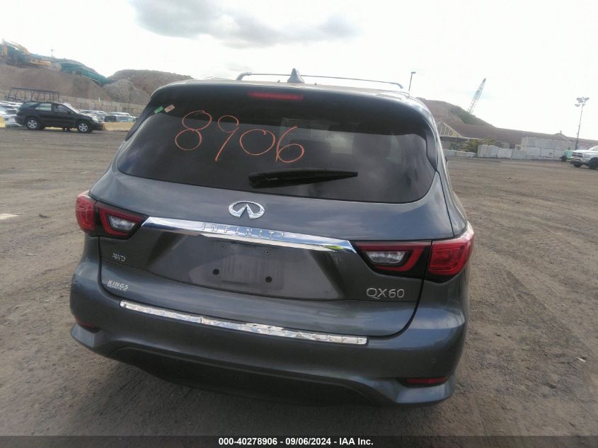 2019 Infiniti Qx60 Luxe VIN: 5N1DL0MM5KC570000 Lot: 40278906