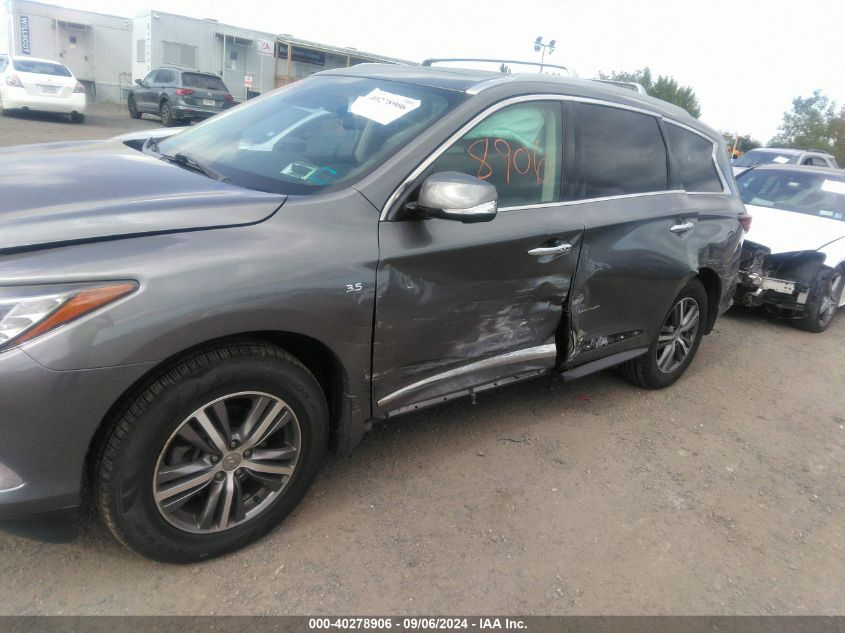 2019 Infiniti Qx60 Luxe VIN: 5N1DL0MM5KC570000 Lot: 40278906