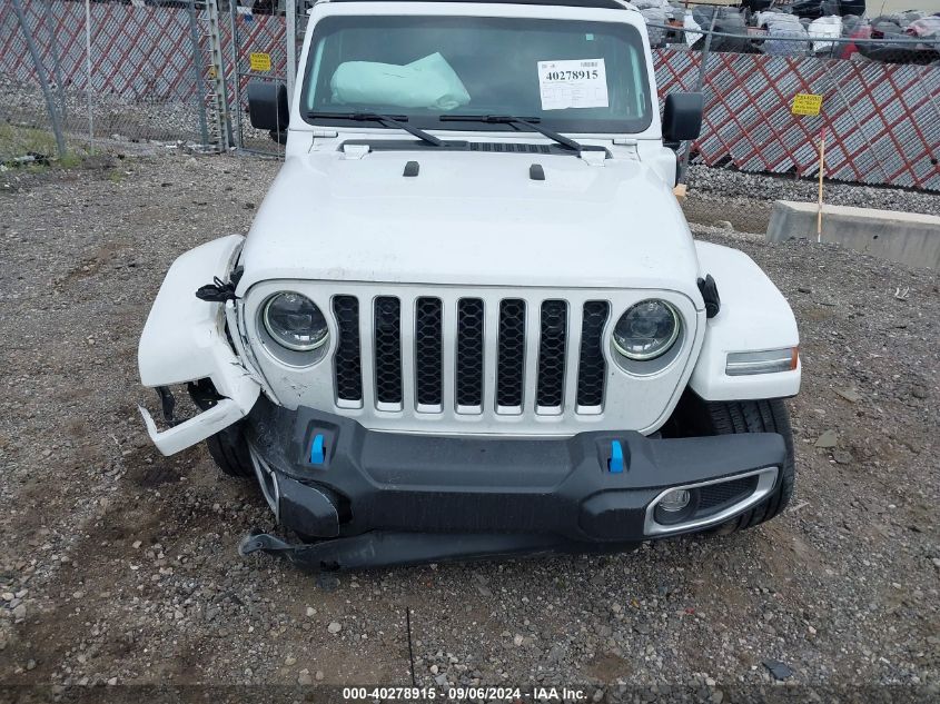 2023 Jeep Wrangler 4Xe Sahara 4X4 VIN: 1C4JJXP67PW536729 Lot: 40278915