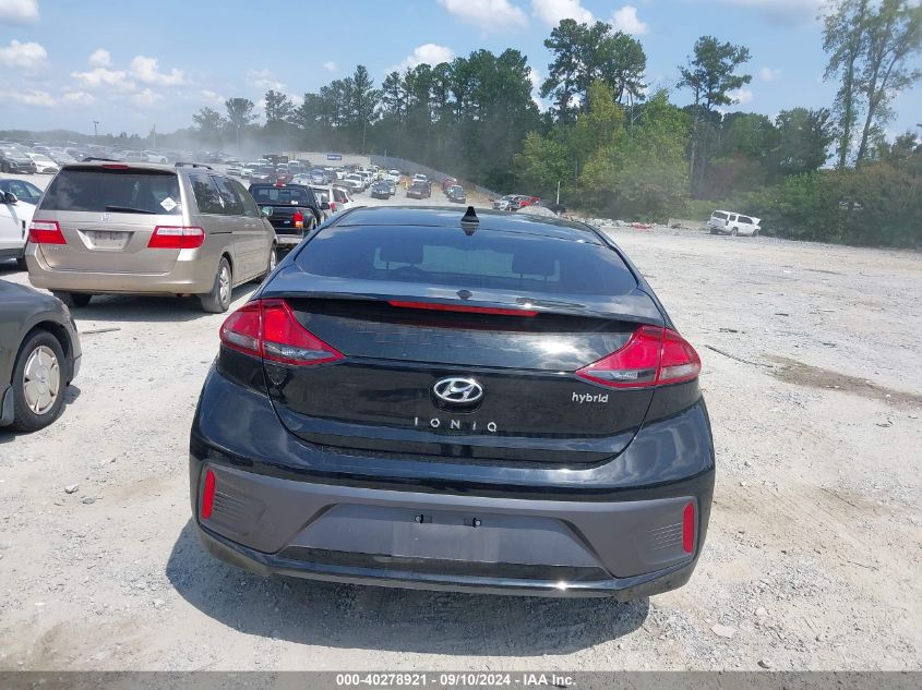 2022 Hyundai Ioniq Hybrid Se VIN: KMHC75LC6NU269210 Lot: 40278921