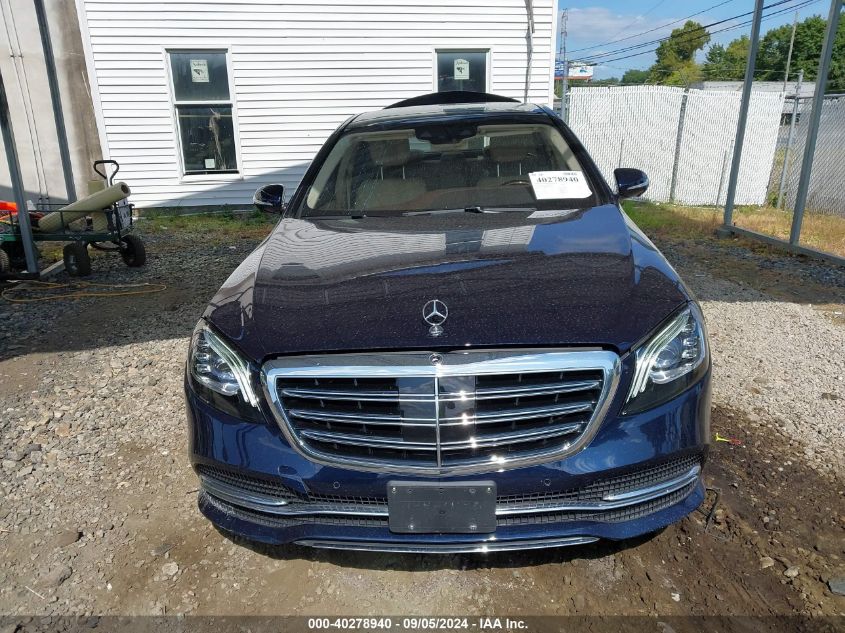 2019 Mercedes-Benz S 560 4Matic VIN: WDDUG8GB7KA441064 Lot: 40278940