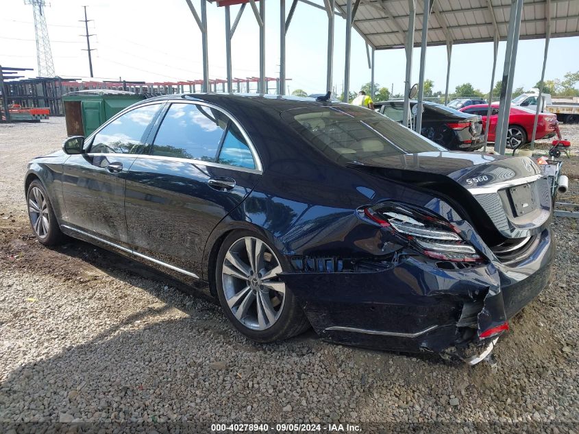 2019 Mercedes-Benz S 560 4Matic VIN: WDDUG8GB7KA441064 Lot: 40278940