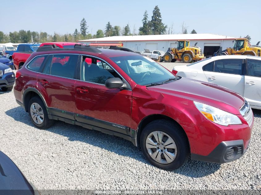 2013 Subaru Outback 2.5I VIN: 4S4BRBAC1D3313013 Lot: 40279064