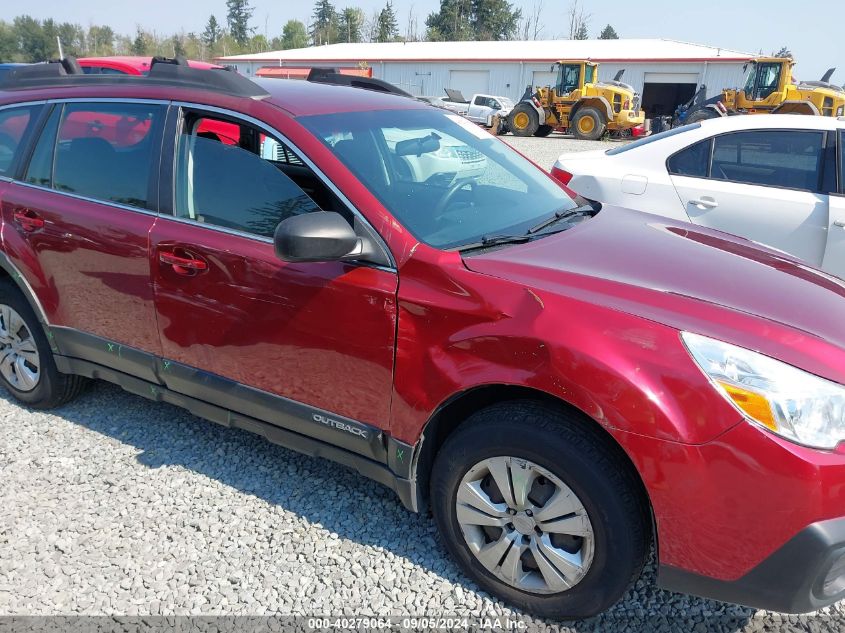 2013 Subaru Outback 2.5I VIN: 4S4BRBAC1D3313013 Lot: 40279064